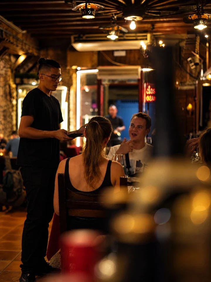 Tischservice bei La Roda
